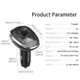 Автомобільний FM-трансмітер Essager F01 Bluetooth 5.0 FM-передавач 2 USB ресивер, модулятор, плеєр MP3 black (6972336336433) - зображення 10