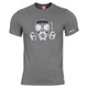 Футболка Pentagon AGERON GAS MASK K09012-GM Large, Wolf-Grey (Сірий) - изображение 1