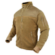 Тактическая кофта флисовая Condor ALPHA Mirco Fleece Jacket 601 Small, Coyote Brown - изображение 1