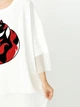 Свитшот с нашивкой Only 117330526 XL (70251XL) Белый - изображение 5