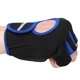 Перчатки для фитнеса и тренировок FITNESS BASICS черный-синий BC-893 размер S - изображение 3