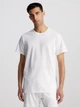 Набір футболок бавовняних довгих чоловічих Calvin Klein S/S Crew Neck 3Pk 000NB4011E-MP1 XL 3 шт Чорний/Білий/Сірий (8719853078358) - зображення 4