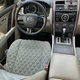 Накидка для авто з екошкіри, Сіра з подвійним сірим рядком, Преміум, 1 передня - зображення 3