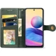 Шкіряний чохол книжка GETMAN Gallant (PU) для Xiaomi Redmi Note 11 Pro 4G/5G / 12 Pro 4G Зелений - зображення 3