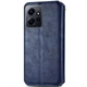 Шкіряний чохол книжка GETMAN Cubic (PU) для Xiaomi Redmi Note 12 4G Синій - зображення 2