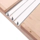 Деревянная шинковка для капусты и нарезки овощей с тремя лезвиями Wood&Steel с лотком и болтами (22*69 см) - изображение 3