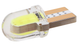 Лампочка автомобільна T10 W5W COB LED - синій - зображення 3