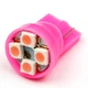 T10 4-SMD LED W5W лампочка автомобильная - розовый - изображение 1
