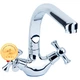 Смеситель для кухни кухонный Г-гусак на гайке PL 1/2" AQUATICA PL-4B255C (9777120) (OPT-7001) - изображение 1