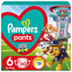 Pieluchomajtki Pampers Pants Paw Patrol Pieluchy Rozmiar 6 (14-19 kg) 60 szt (DIOPMPPIE0174) - obraz 1