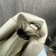 Женская дутая сумочка на плече экокожа средняя бежевый 25х23х10 см (515055) - изображение 10