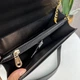 Женская мини-сумочка на цепочке YSL черная экокожа стильный клатч для девушек ужин прогулка - изображение 3
