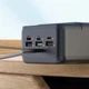 Повербанк с быстрой зарядкой XO PR158 50000mAh 22.5W c фонариком черный - изображение 3