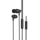 Навушники Borofone BM61 earphones with mic Black - изображение 1
