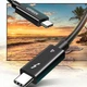 Кабель Ugreen US501 USB 4.0 Thunderbolt Type-C M-M 8K/40Гбіт/с 0.8 м Black (30389) - зображення 4