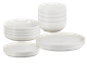 Столовый сервиз Le Creuset Coupe 16 предметов 4 персоны White (le_dinnerware_set_w) - изображение 1