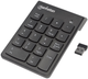 Klawiatura bezprzewodowa Manhattan Numeric Keypad Wireless Czarna (178846) - obraz 5