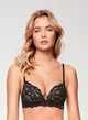 Кружевной бюстгальтер пушап Infiore 5011 Luxury Nero 65B Черный - изображение 1