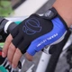 Перчатки велосипедные Pearl Izumi гелевые беспалые вело велоперчатки Black-Blue L - изображение 5