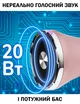 Микрофон Караоке 20 Вт Su-Yosd L-699 Розовый Вокальный Беспроводной с двойной Мембраной низких частот Bluetooth 4.0 Колонка 2в1 - изображение 2