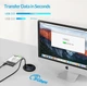 USB-хаб Orico DESK-4U USB 3.0 4 порти концентратор USB hub розгалужувач - зображення 3