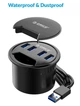 USB-хаб Orico DESK-4U USB 3.0 4 порти концентратор USB hub розгалужувач - зображення 10