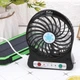 Настольный маленький вентилятор Portable Fan черный, портативный usb вентилятор на батарейках (1002445-Black-1) - изображение 1