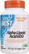 Альфа-ліпоєва кислота Doctor's Best, Alpha-Lipoic Acid, 600 мг, 60 капсул - зображення 1