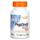 Комплекс цинку та L-карнозину Doctor's Best, PepZin GI, Zinc-L-Carnosine Complex, 120 капсул - зображення 9