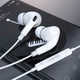 Навушники Вакуумні Borofone BM80 Pro Elegant wire-controlled з мікрофоном White - зображення 3
