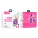 Наушники беспроводные Bluetooth c микрофоном Hoco W43 |BT5.2, 25h, MicroSD, AUX| purple - изображение 3