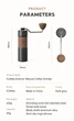 Ручна кавомолка iCafilas Premium Manual Coffee Grinder Металеві жорна - зображення 2