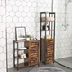 Комод у стилі loft KidsbunkBed 70 x 30 x 81 см колір чорний коричневий - зображення 5