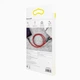 Кабель для швидкої зарядки Baseus Cafule Cable USB to Type-C Швидка зарядка 2A 3м Кабель для телефону (CATKLF-U09) Red - зображення 11