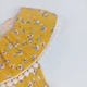 Сукня в квіточки з воланом 19267 Damla Be Be жовта 104-110 см - изображение 2