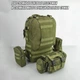 Рюкзак мужской тактический с 3 подсумками Tactical Backpack B08 Oliva на 55 л военный туристический для охоты и рыбалки с креплением MOLLE - изображение 3