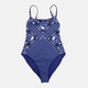 Суцільний купальник жіночий Karl Lagerfeld KL21WOP09 L Navy (8051884144184) - зображення 5