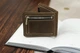 Кожаный мужской зажим для денег / Кошелек - портмоне для карточек, с монетницей (3004) Коричневый+Бежевый - изображение 2