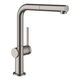 Змішувач для кухні Hansgrohe Talis M54 210 1jet з витяжним виливом, Brushed Black Chrome (72808340) - изображение 1
