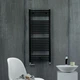 Сушка для рушників Zehnder Virando1226х500 з тіном KTX3 600Вт, чорний Traffic Black (AB-120-050-9217 WEKT306T905S) - зображення 2