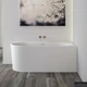 Ванна акрилова Knief Fresh XS Left 155x80, лівий кут закруглений, щілинний перелив, білий глянсовий (0100237/010009106S) (0100237_010009106S) - изображение 1