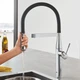 Змішувач для кухні Grohe Essence New висувний дворіжимний аератор, золото (30294GL0) - зображення 3