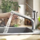 Смеситель для кухни Hansgrohe Zesis M33 150 2jet с выдвижным изливом, хром (74810000) - изображение 3