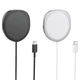 Бездротовий зарядний пристрій BOROFONE BQ12 Core magnetic holder wireless fast charger Silver - изображение 2