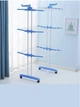 Сложная многофункциональная сушилка для белья 3 Tiers Garment Rack Белая - изображение 3