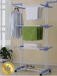 Сложная многофункциональная сушилка для белья 3 Tiers Garment Rack Белая - изображение 9