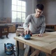 Аккумуляторная эксцентриковая шлифовальная машина Bosch GEX 185-LI с 1 акб 4.0 Ah и зу GAL 18V-40 в кейсе (06013A5021) - изображение 7