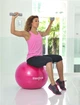 Мяч для фитнеса Reebok 55 см (RAB-11015MG) Pink - изображение 2