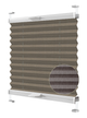 Жалюзи-плиссе Wenster тканевые Cosimo One VSM1 Melange 739 42.5х160 см Коричневый (1101354019581) - изображение 1