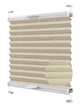 Жалюзи-плиссе Wenster тканевые Cosimo One VSM1 Melange 734 57.5х90 см Бежевый (1031374019587) - изображение 1